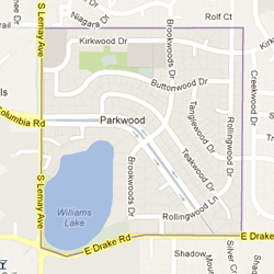 Parkwood Neighborhood Boundaries